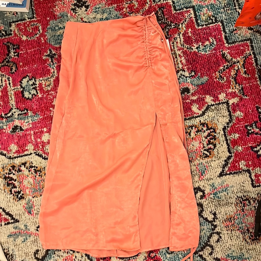 Forever 21 satin midi skirt worn once